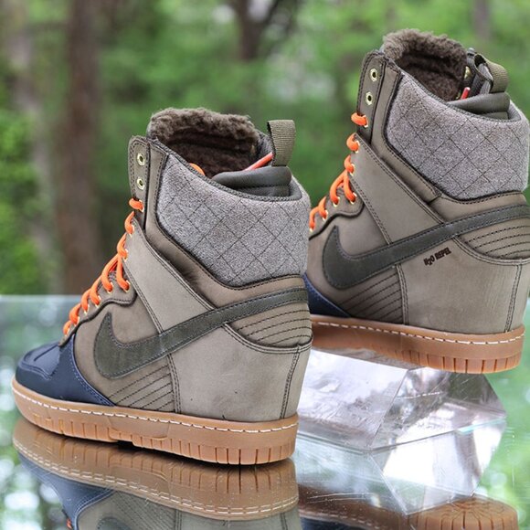 Nike Dunk Sky Hi Sneakerboot 2.0 Dark Loden Raspberry - Picture 12 of 13